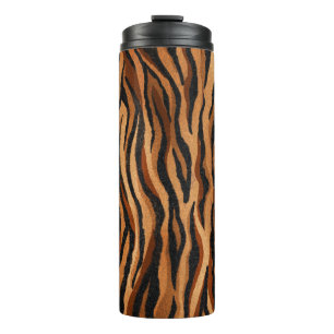 Bouteilles Isothermes Peau de tigre : motif sans couture dessiné à la ma