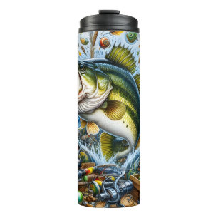 Bouteilles Isothermes Pêche à la Bass à grande bouche en eau douce
