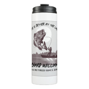 Bouteilles Isothermes Pêche Au Lac Fisherman Cadeau Vintage