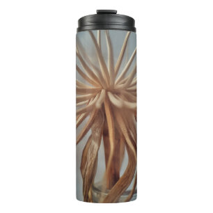 Bouteilles Isothermes Peinture abstraite blanche et brune
