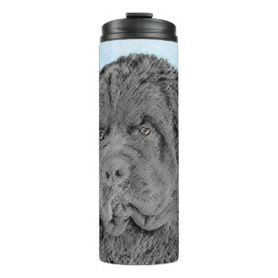 Bouteilles Isothermes Peinture de Terre-Neuve - Cute Original Chien Art