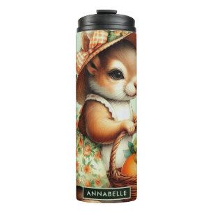 Bouteilles Isothermes Peinture vintage d'écureuil