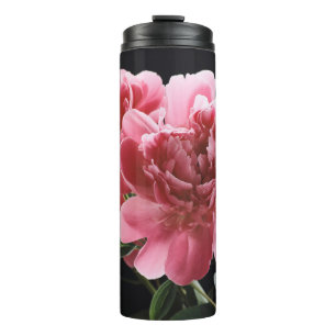 Bouteilles Isothermes Peony Bouquet Closeup : Rouge rose