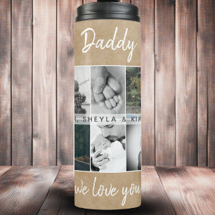 Bouteilles Isothermes Père avec enfants et papa de famille 6 Collage pho
