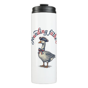 Bouteilles Isothermes Père fondateur Goose Vintage Patriote Chemise Desi