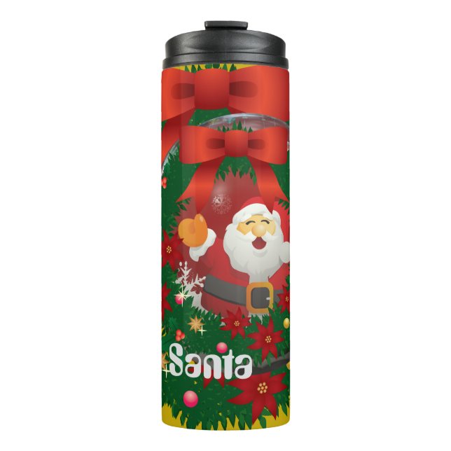 Bouteilles Isothermes Père Noël Joyeux Noël (Devant)
