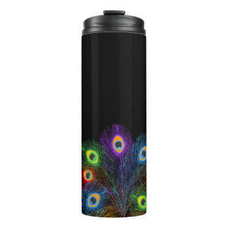 Bouteilles Isothermes Pères paon colorés Tumbler thermique