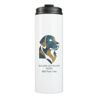 Bouteilles Isothermes personalised golden retriever Mom Thermal Tumbler