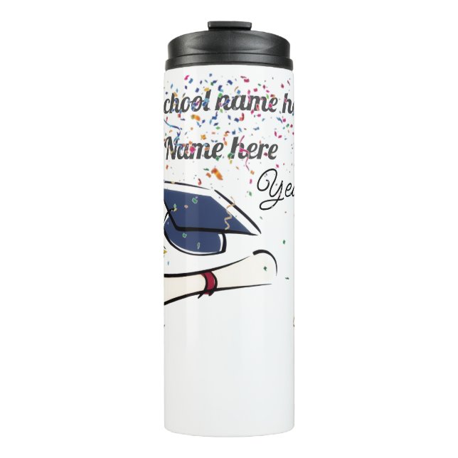 Bouteilles Isothermes Personalize Graduation Balloon (Devant)