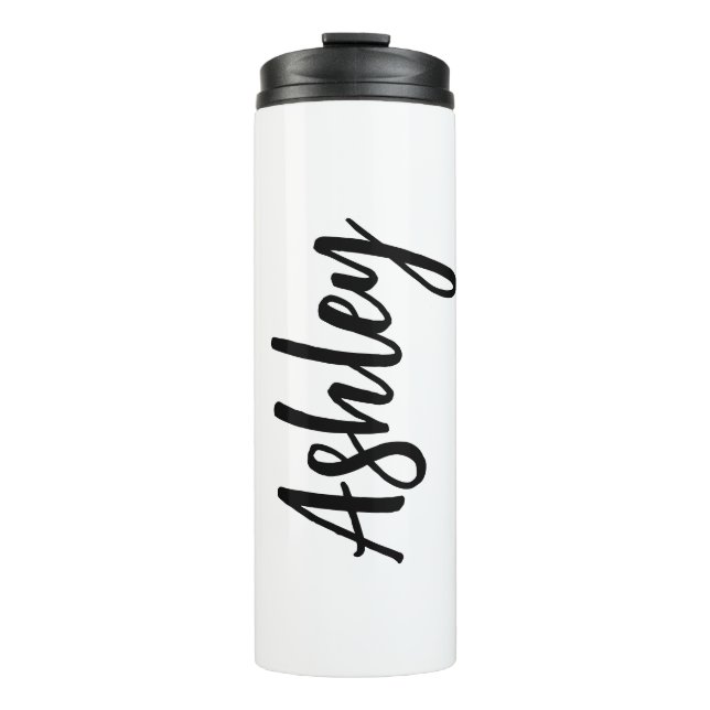 Bouteilles Isothermes Personalized Water Bottle with Straw – Custom Name (Devant)