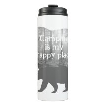 Personnalisable "Camping is my happy place"