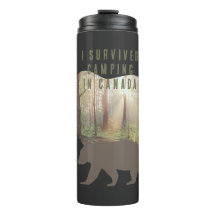 Personnalisable J'ai survécu au camping au Canada