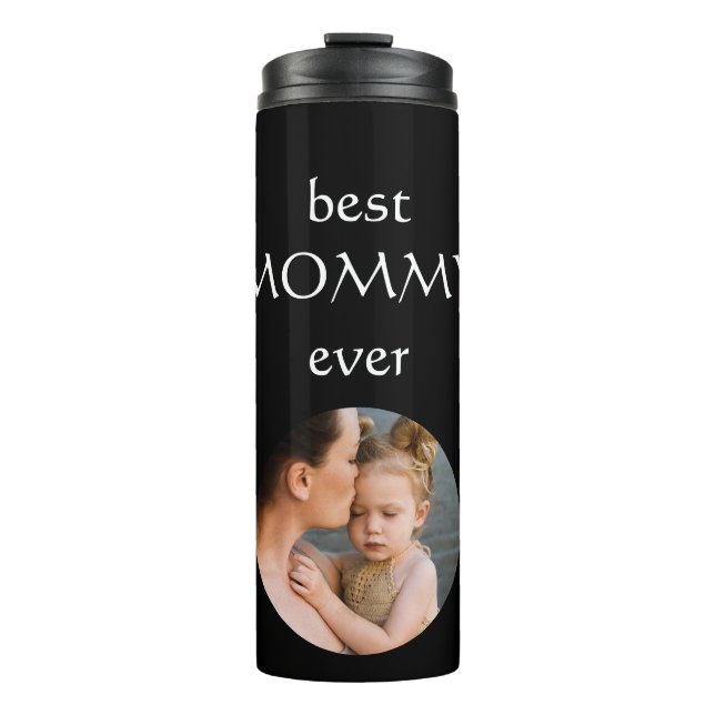 Bouteilles Isothermes Personnaliser Photo Best Mom Ever Happy Mother's D (Devant)