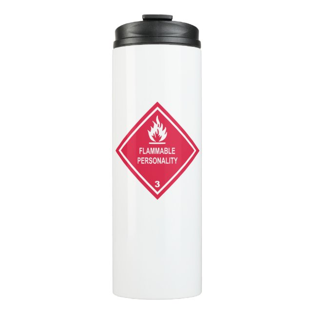 Bouteilles Isothermes Personnalité inflammable (Devant)