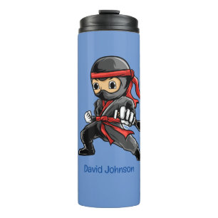 Bouteilles Isothermes Petit Ninja guerrier personnalisé Tumbler thermiqu