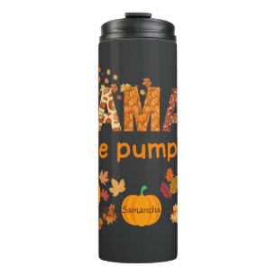 Bouteilles Isothermes Petite maman Citrouille mignonne d'automne de mama