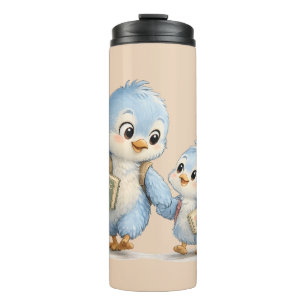 Bouteilles Isothermes Petits frères et sœurs d'oiseau bleu Tumbler de vo