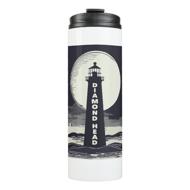 Bouteilles Isothermes Phare de Diamond Head Hawaii Moon (Devant)