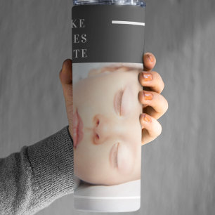 Bouteilles Isothermes Photo bébé mignonne moderne   Citation de beauté