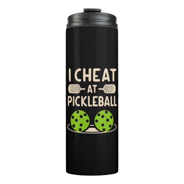 Bouteilles Isothermes Pickleball Drôle (Devant)