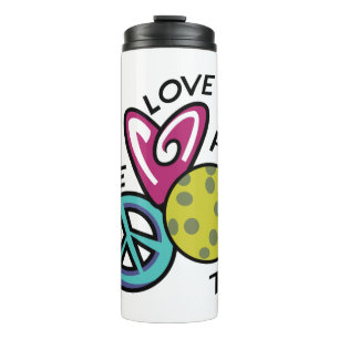 Bouteilles Isothermes Pickleball Peace Love
