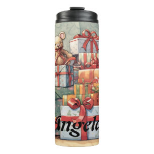 Bouteilles Isothermes Pile de Noël présente