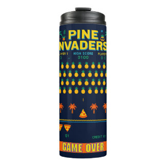 Bouteilles Isothermes Pine Invaders-Pineappy Empire Retro Games Series
