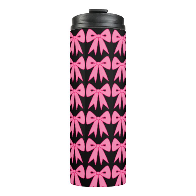 Bouteilles Isothermes Pink Bow Thermal Tumbler (Devant)