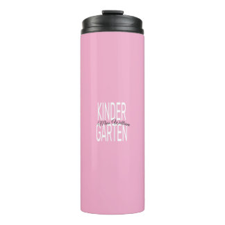 Bouteilles Isothermes Pink Kindergarten Miss William Custom Teacher Fabr