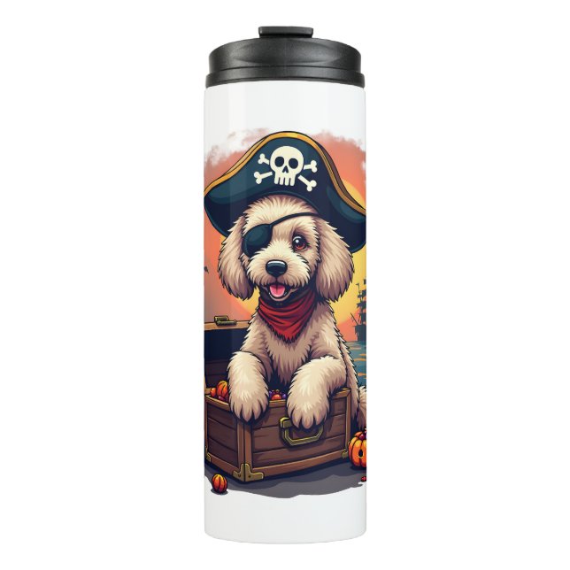 Bouteilles Isothermes Pirate Poodle Plunder (Devant)