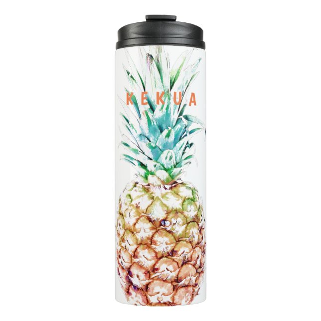 Bouteilles Isothermes PixDezines Ananas/do-it-yourself couleur Arrière - (Devant)