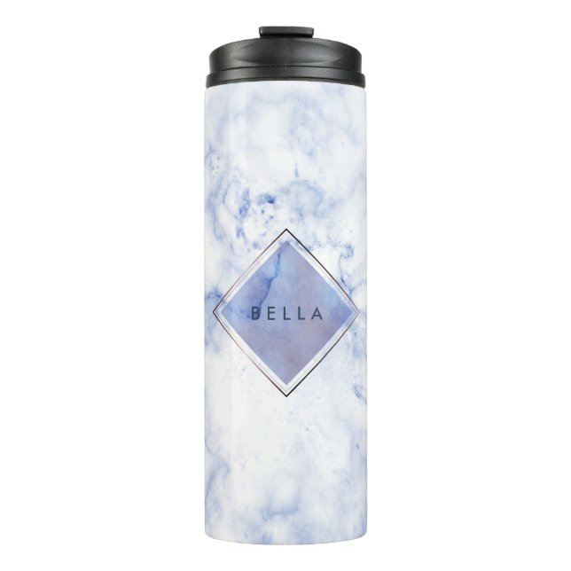Bouteilles Isothermes PixDezines CERULEAN BLUE MARBLE (Devant)