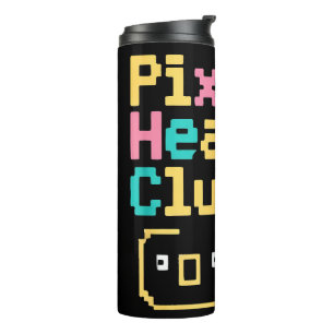 Bouteilles Isothermes Pixel Heart Club : Amour Rétro en Pixel Art pour l