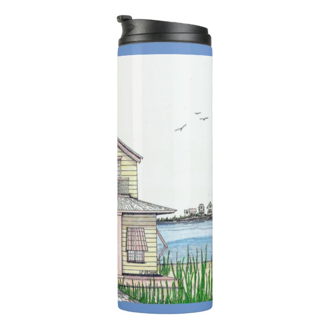 Bouteilles Isothermes Plage Chalet Thermal Tumbler (Tourné sur la droite)