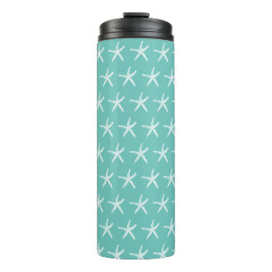 Bouteilles Isothermes Plage de Motifs de poisson blanc marine Bleu Turqu