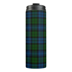 Bouteilles Isothermes Plaid Clan Campbell Militaire Tartan Black Green