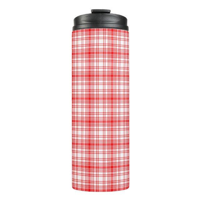 Bouteilles Isothermes Plaid rouge (Devant)