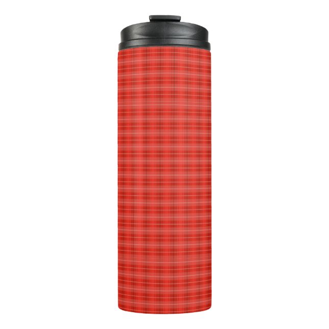 Bouteilles Isothermes Plaid rouge classique moderne (Devant)