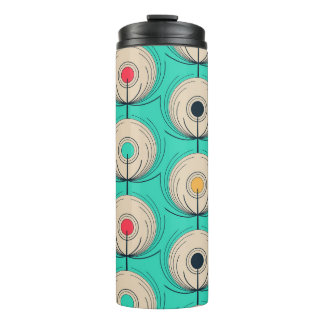 Bouteilles Isothermes Plumes de paon : Imaginaire bleu ivoire.