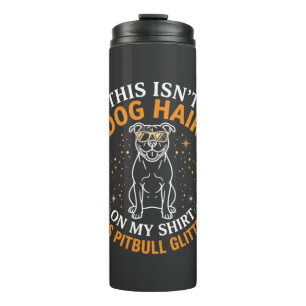 Bouteilles Isothermes Poils de chien Pitbull Paillettes Lunettes de sole