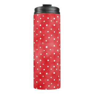 Bouteilles Isothermes Points de crème rouge