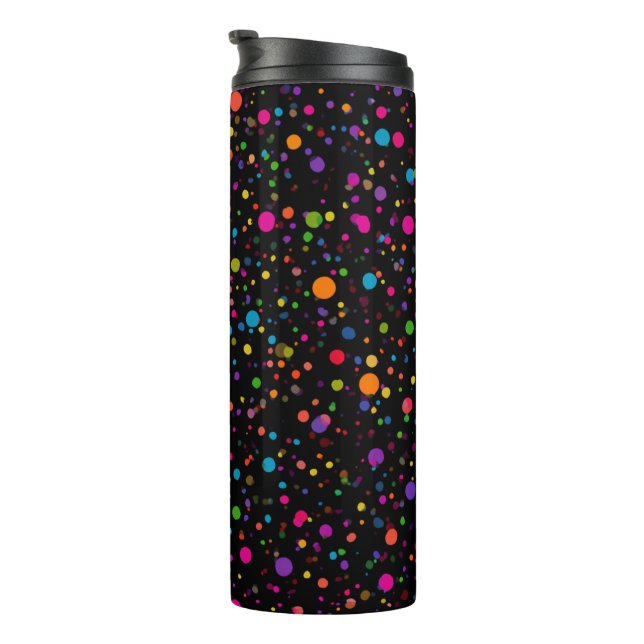 Bouteilles Isothermes Points multicolores brillants (Tourné sur la droite)