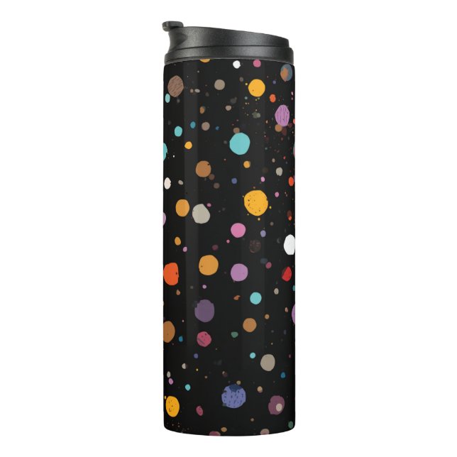 Bouteilles Isothermes Points multicolores brillants (Tourné sur la droite)