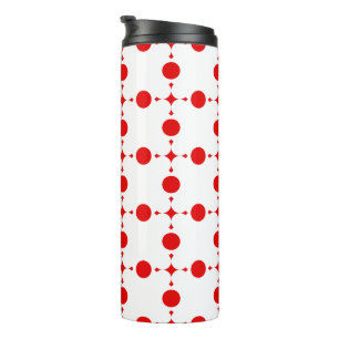 Bouteilles Isothermes Points rouges, Motif à pois, Pois, Pointillé