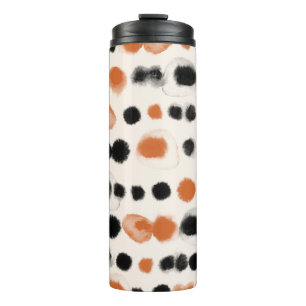 Bouteilles Isothermes Pois Abstraits : Géométrie aquarelle.