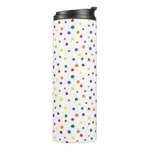 Bouteilles Isothermes Pois arc-en-ciel