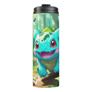 Bouteilles Isothermes Pokémon Peint Bulbasaur chasse les papillons