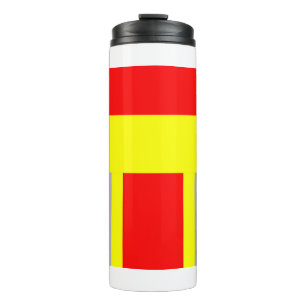 Bouteilles Isothermes Pompier Symbole de l'uniforme rouge
