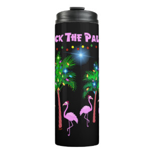 Bouteilles Isothermes Pont The Palms Tropical Pink Flamingos Palm Tree