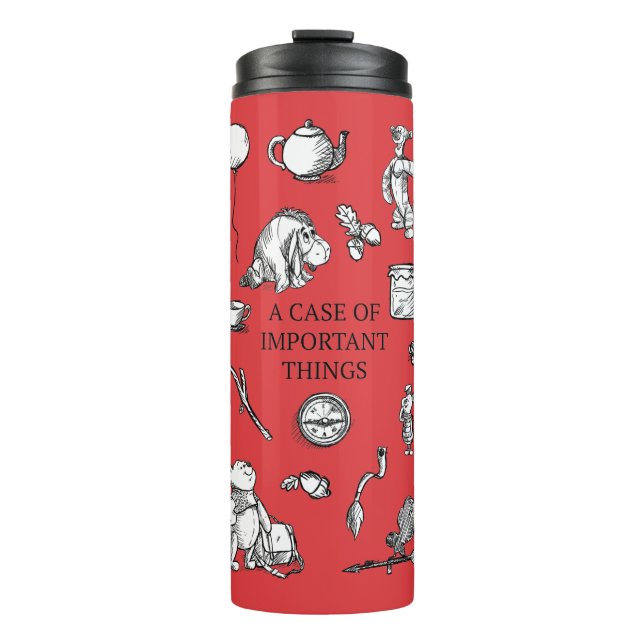 Bouteilles Isothermes Pooh et Pals| Citation d'un Coque de choses import (Devant)